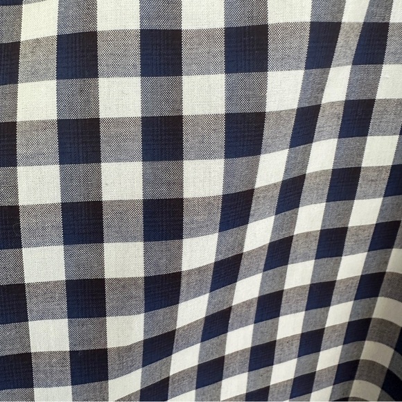 Theory Blue and White Casual Button Down Shirt - Picture 8 of 11